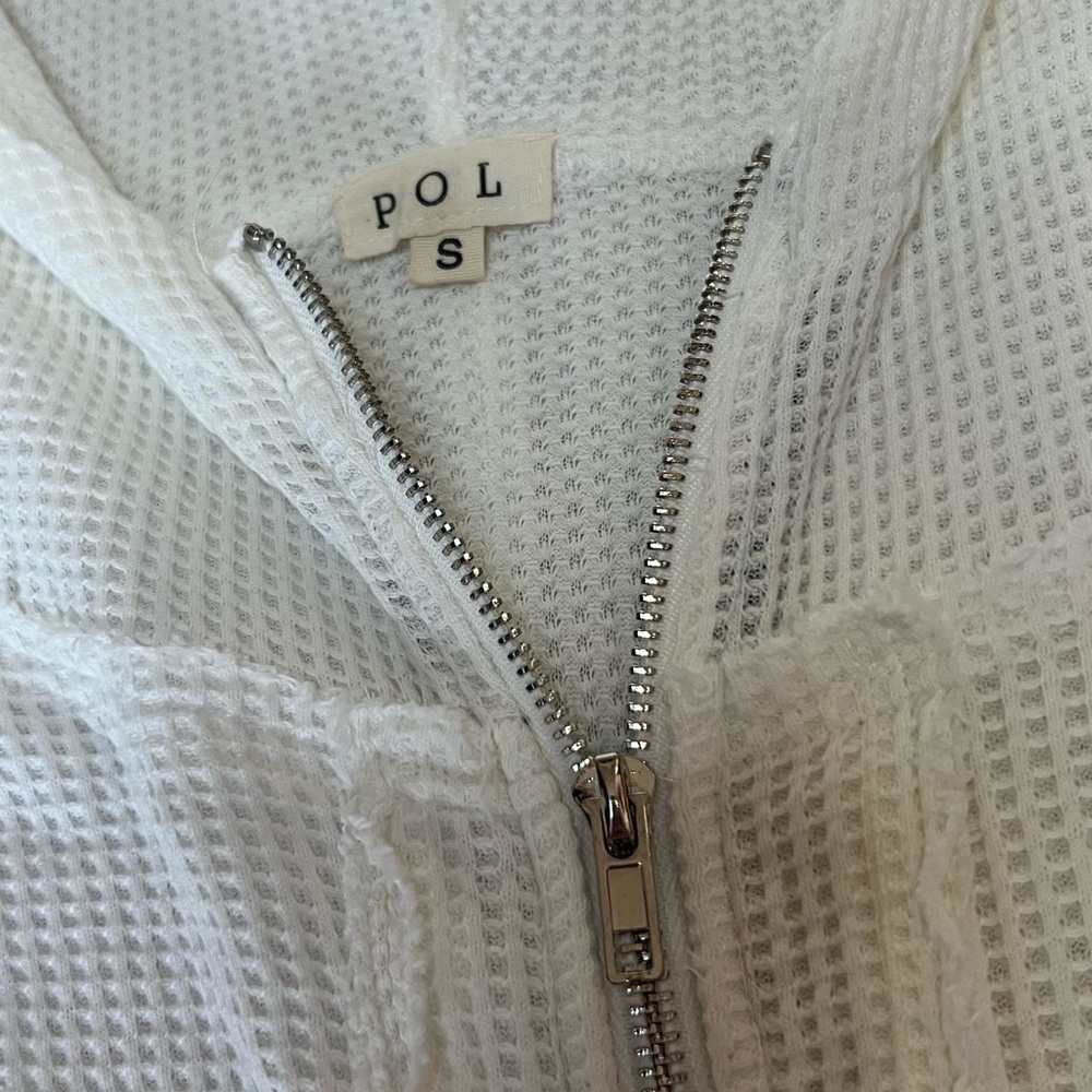 POL Plaid Patchwork Hooded Jacket - image 2